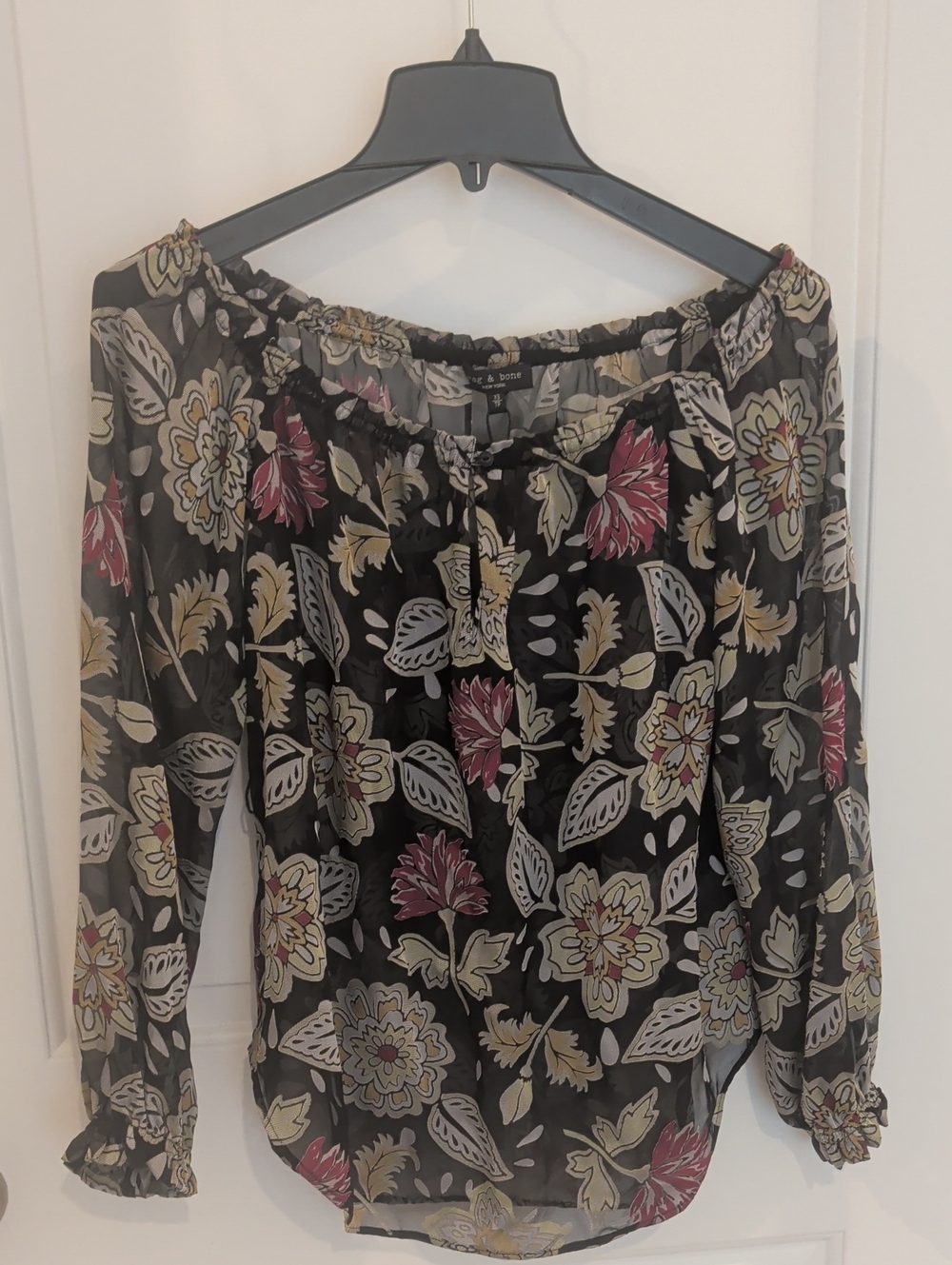 rag & bone Sierra Floral Off-the-Shoulder Blouse